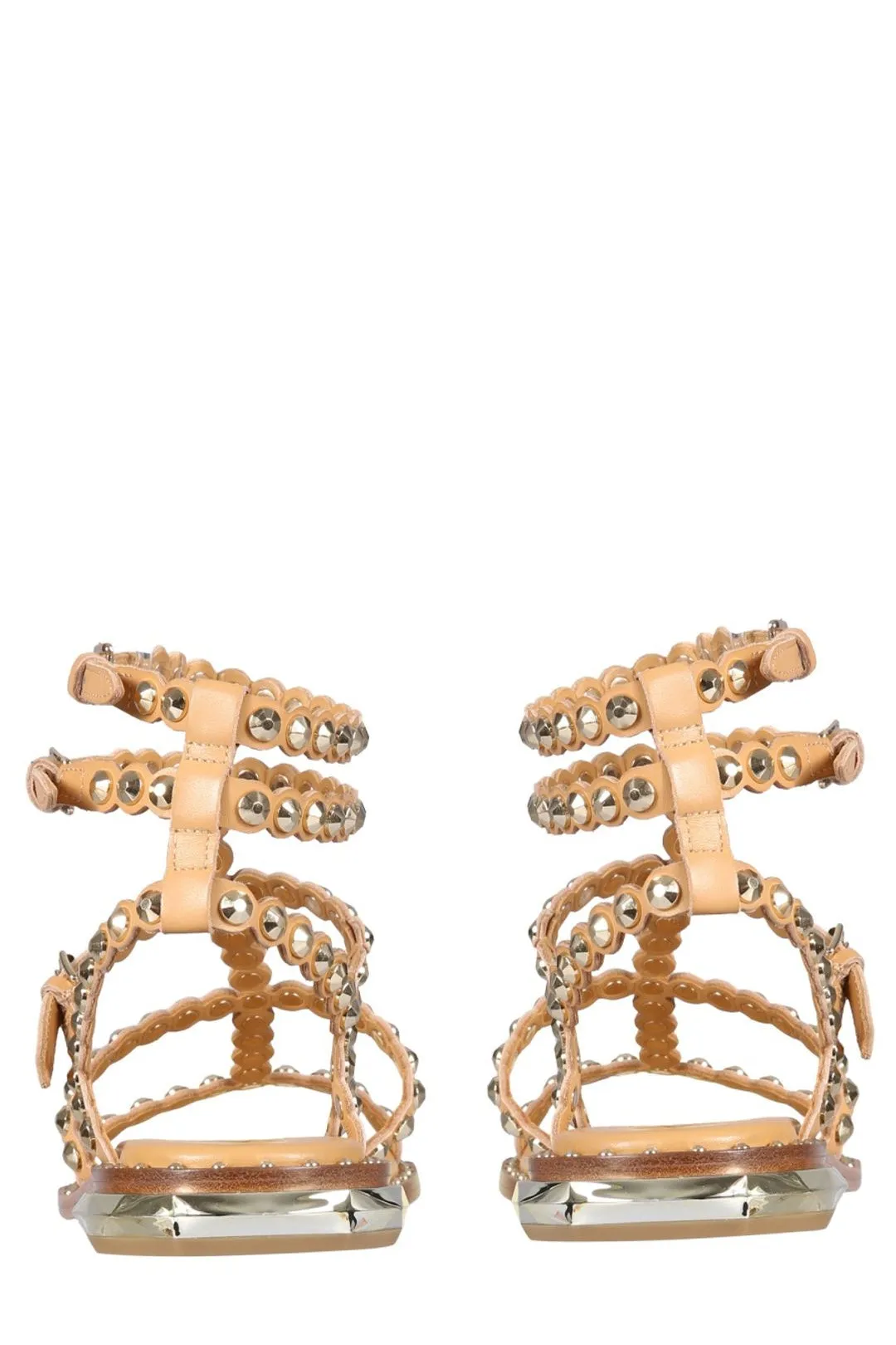 Ash Penny Studded Buckle Fastened Sandals
