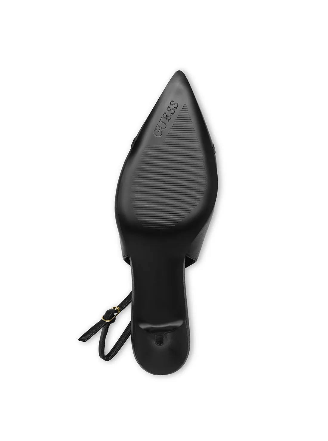 Black Sdina Stiletto Kitten Heel