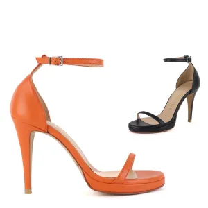 BLAIR - leather strappy sandals