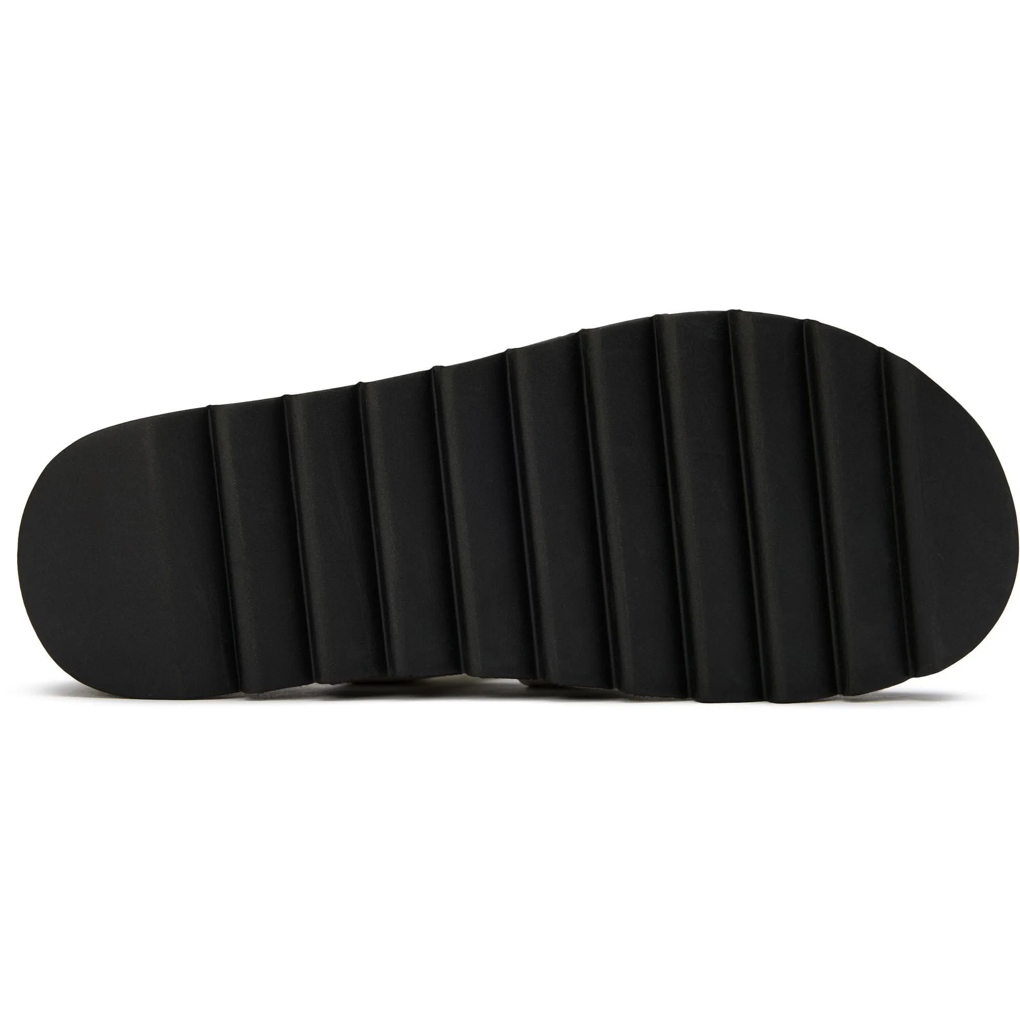 Brazil Women's Vegan Leather Ankle Strap Sandals | Black