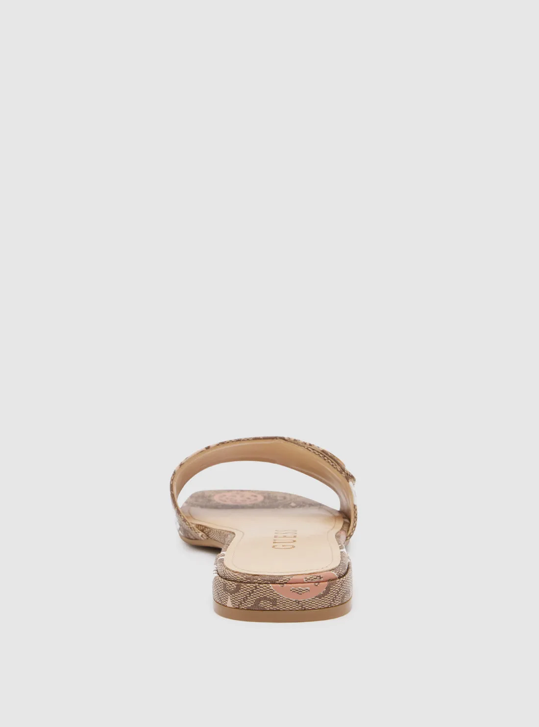 Brown Logo Toco Sandals