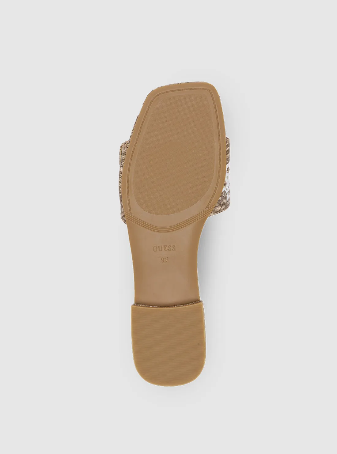 Brown Logo Toco Sandals