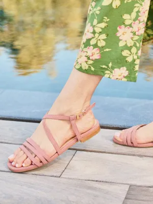Cave Vegan Suede Strappy Sandals | Petal