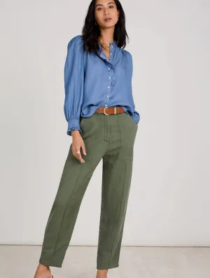 Claire TENCEL™ Cargo Trousers | Light Khaki