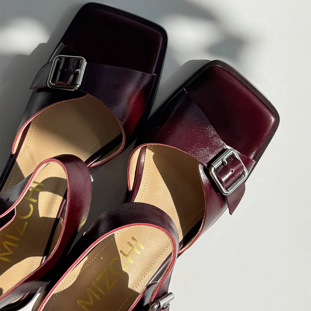 *DAST - brown two belt sandals