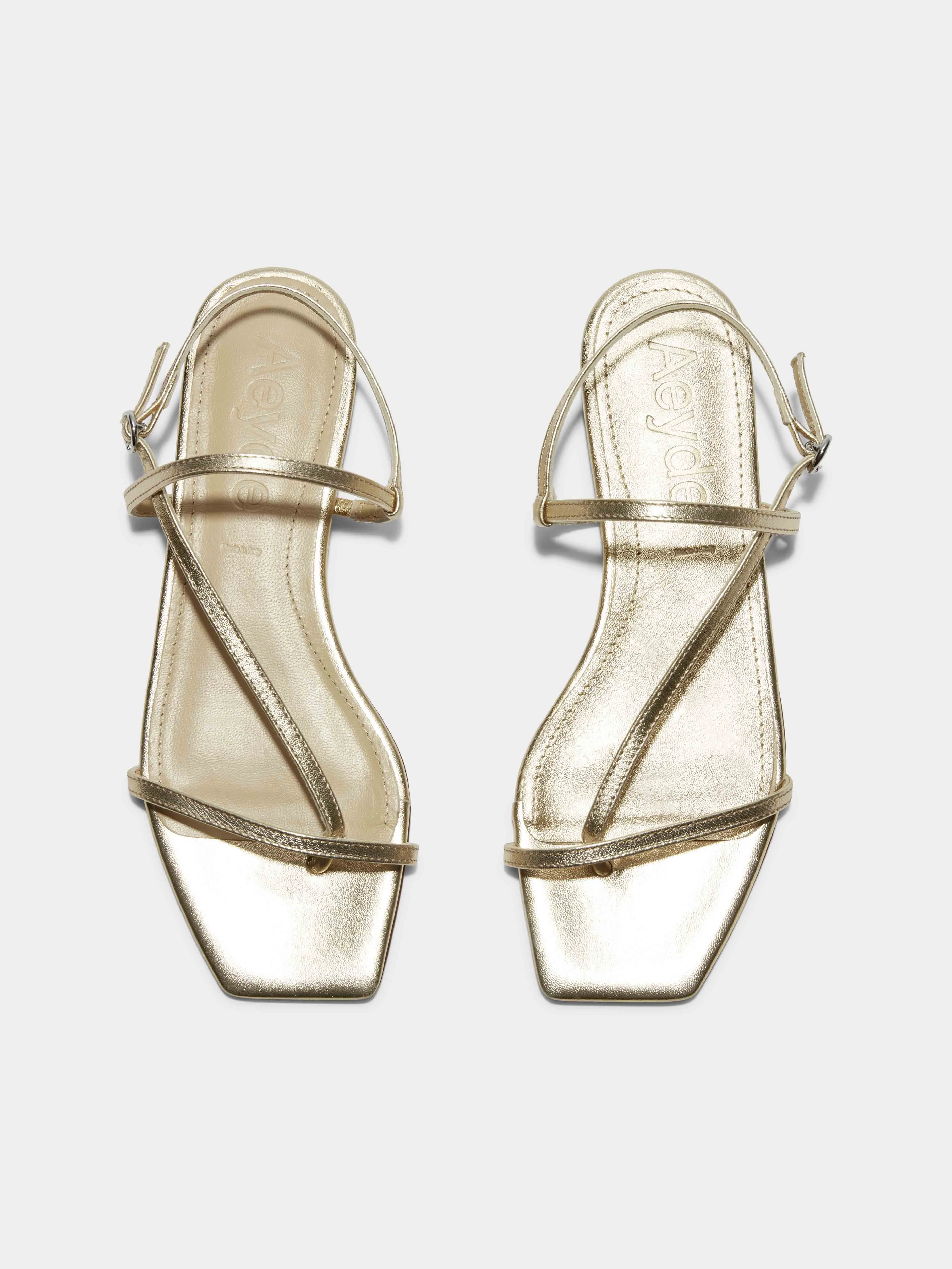Ella Leather Toe-Post Sandals