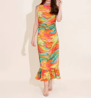 Estelle Dress In Marble