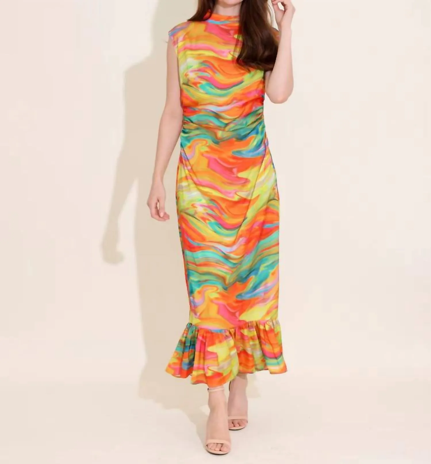 Estelle Dress In Marble