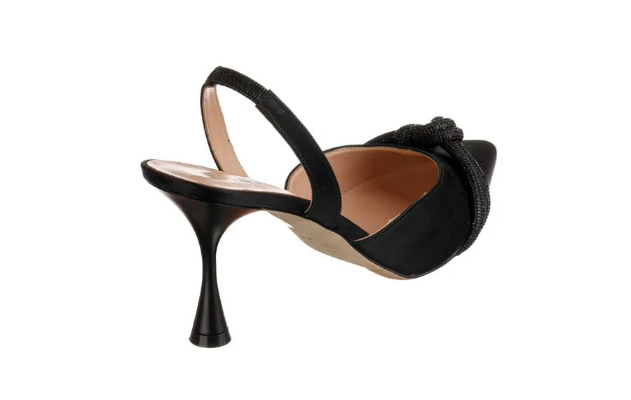 Eva Satin Black