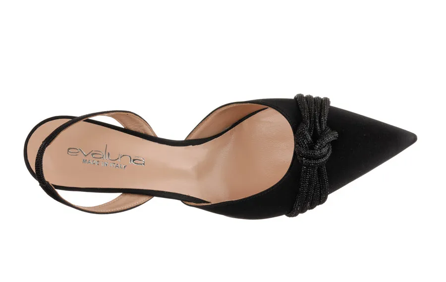 Eva Satin Black