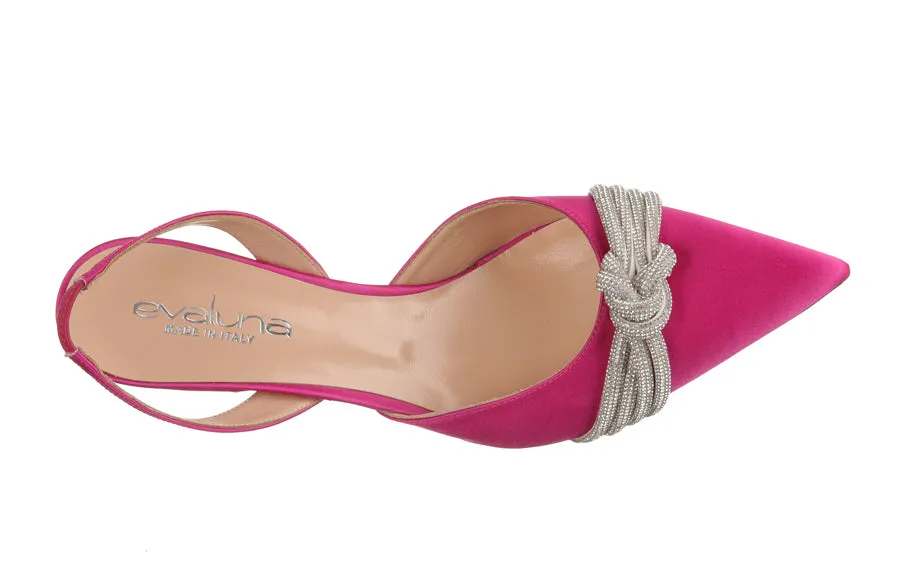 Eva Satin Fuschia