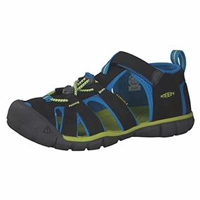 KEEN. Unisex Kinder Seacamp 2 CNX Sandalen . Black Brilliant Blue . 36 EU