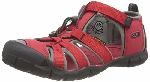 KEEN. Unisex Kinder Seacamp 2 CNX Sandalen . Racing Red Gargoyle . 27/28 EU