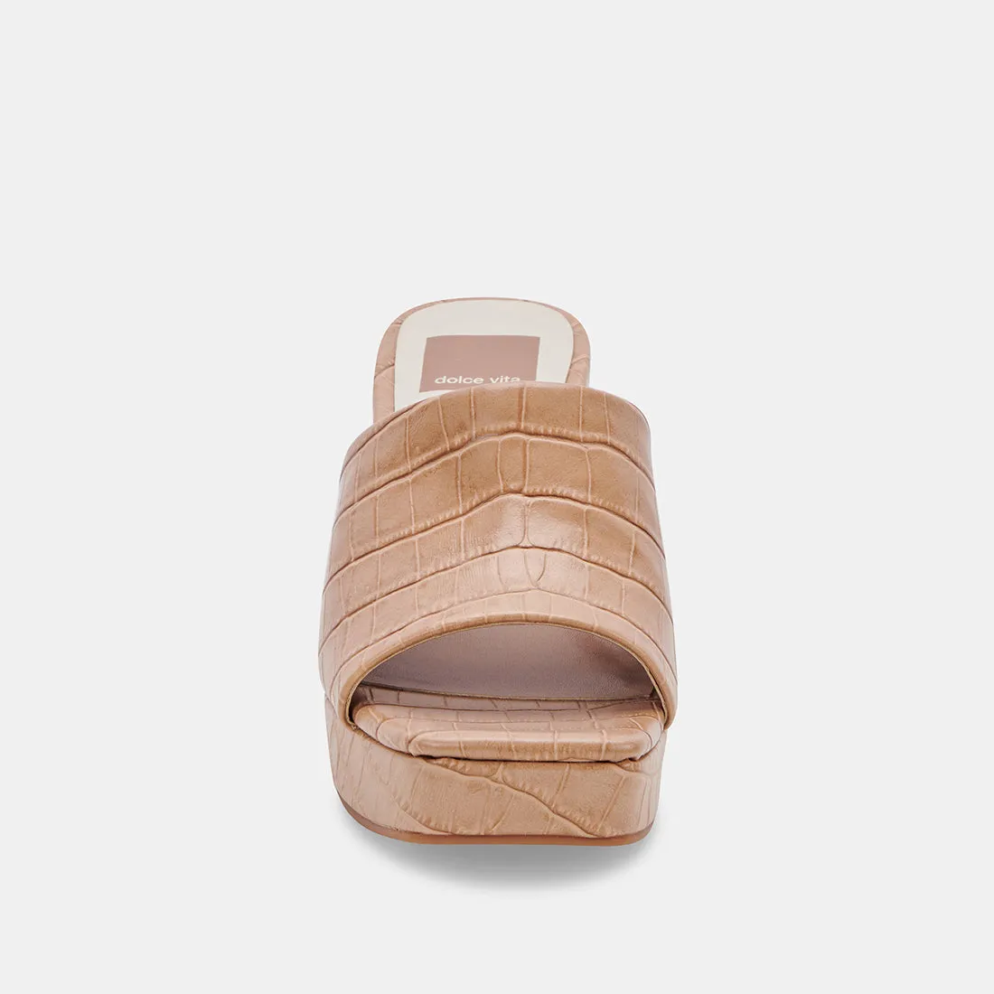 MARSHA HEELS CAFE EMBOSSED STELLA - re:vita