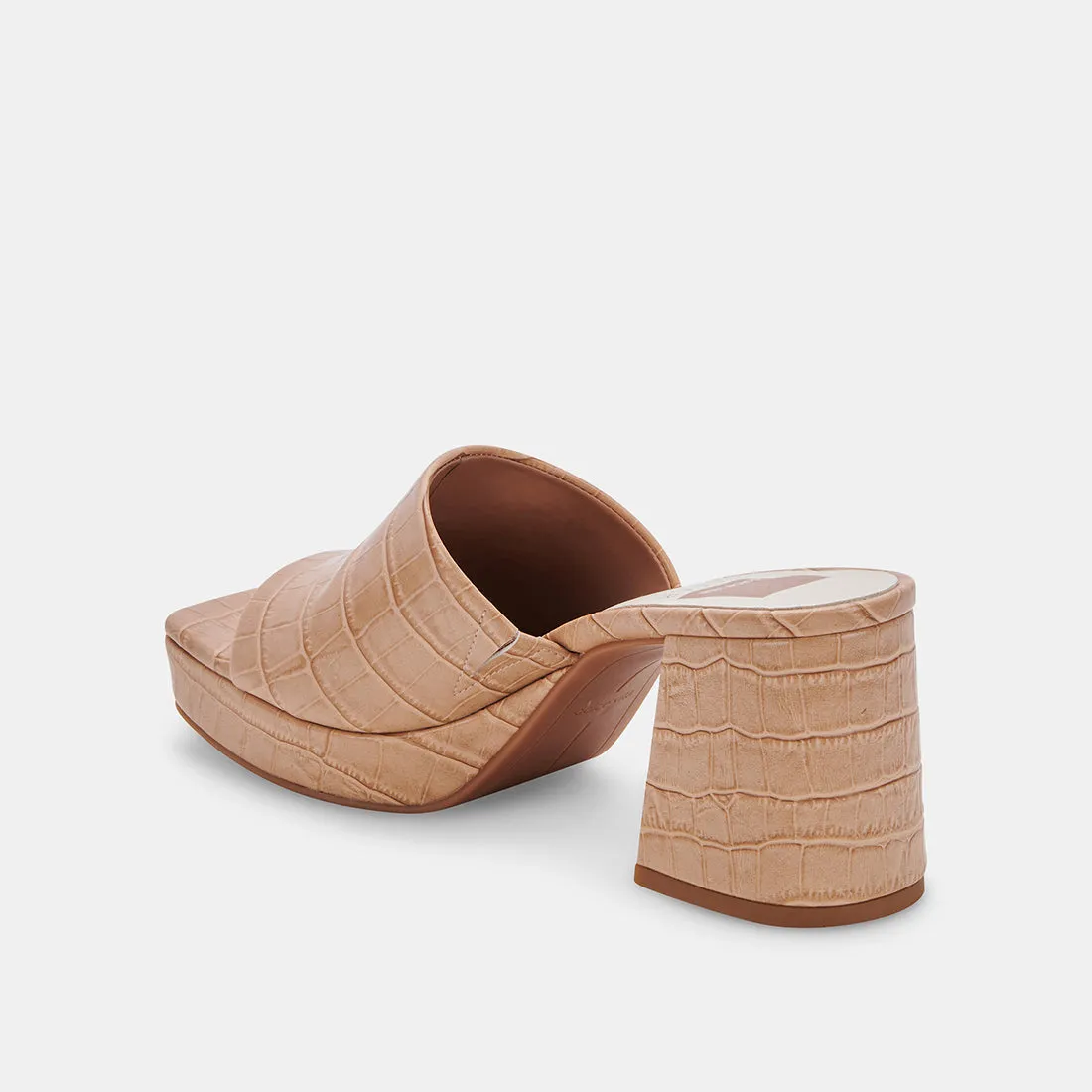 MARSHA HEELS CAFE EMBOSSED STELLA - re:vita