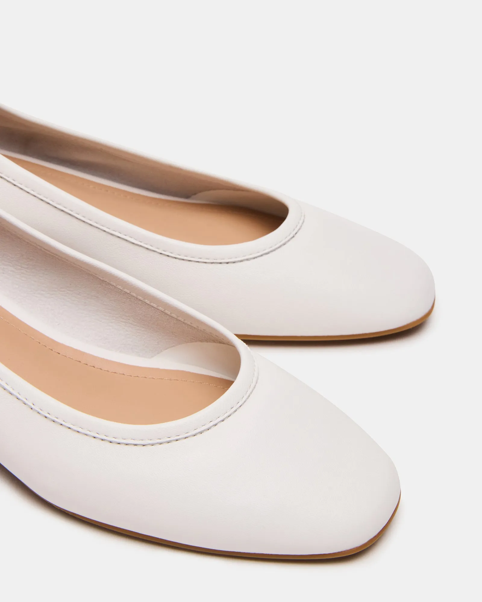 MOLLIE WHITE LEATHER