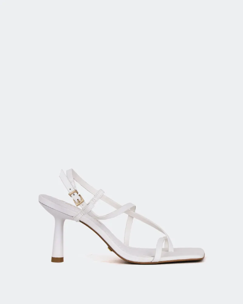 Monterey White Leather
