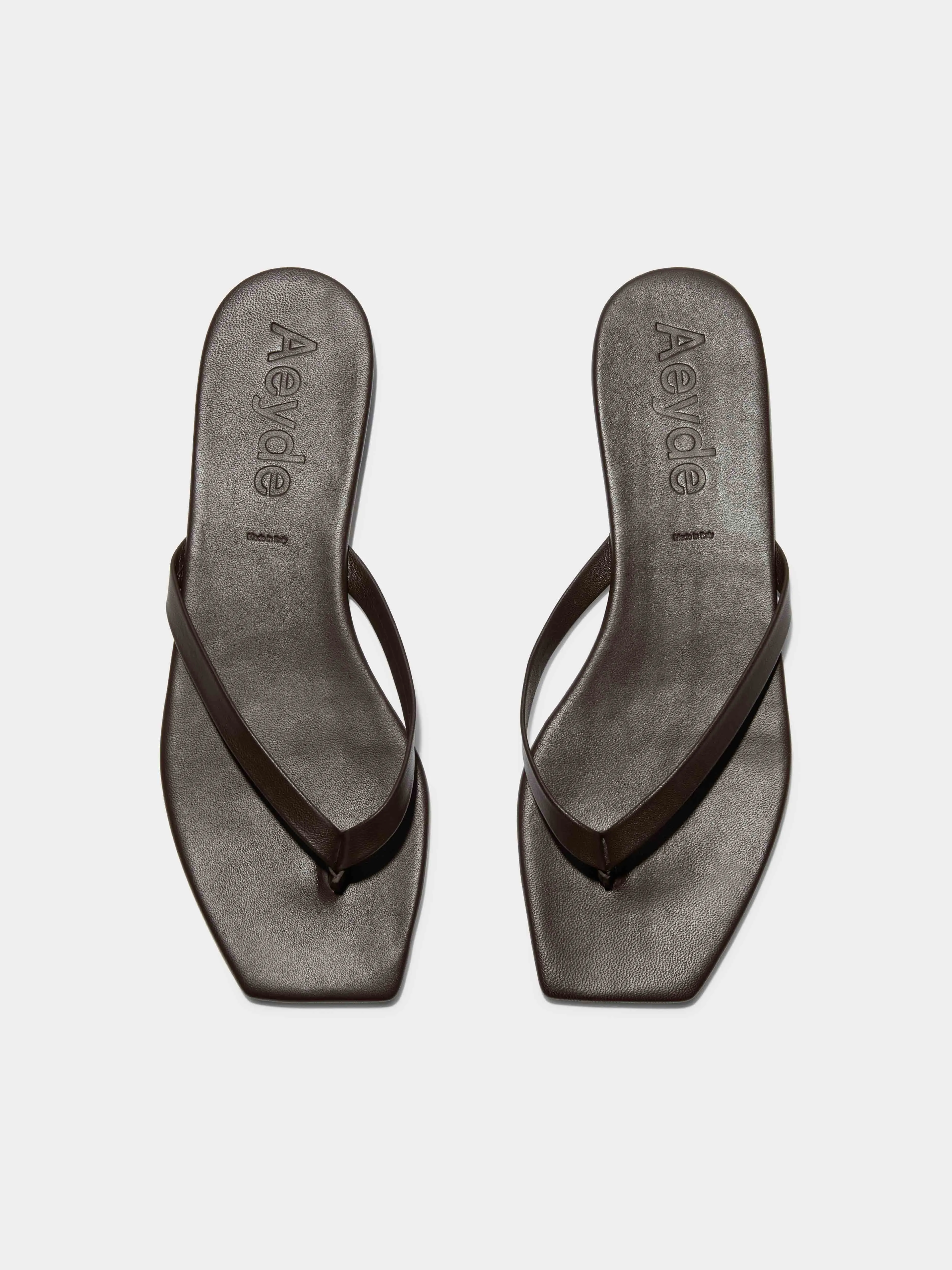 Renee Leather Toe-Post Sandals