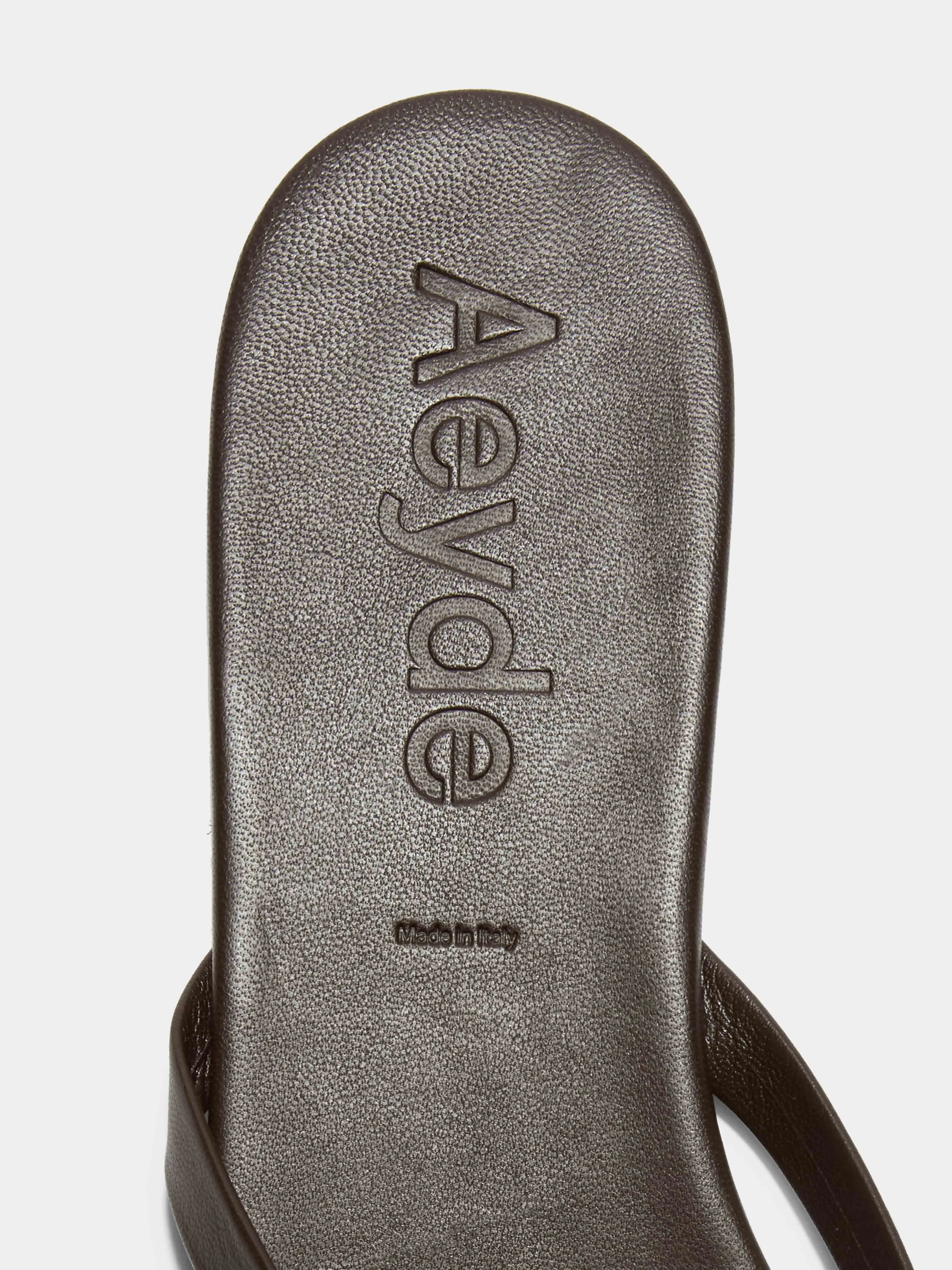 Renee Leather Toe-Post Sandals