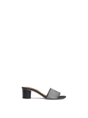 Richmond Mule - Denim Suede