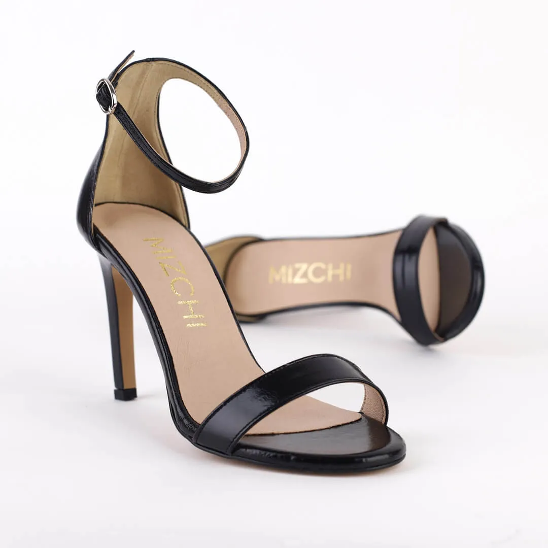*RITZY - black, 10cm size UK 13