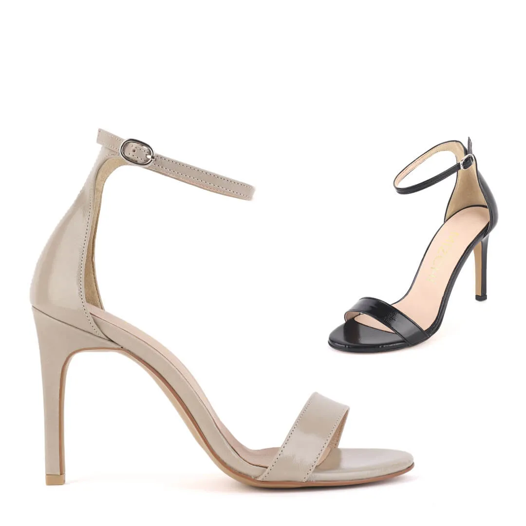 *RITZY - black, 10cm size UK 13