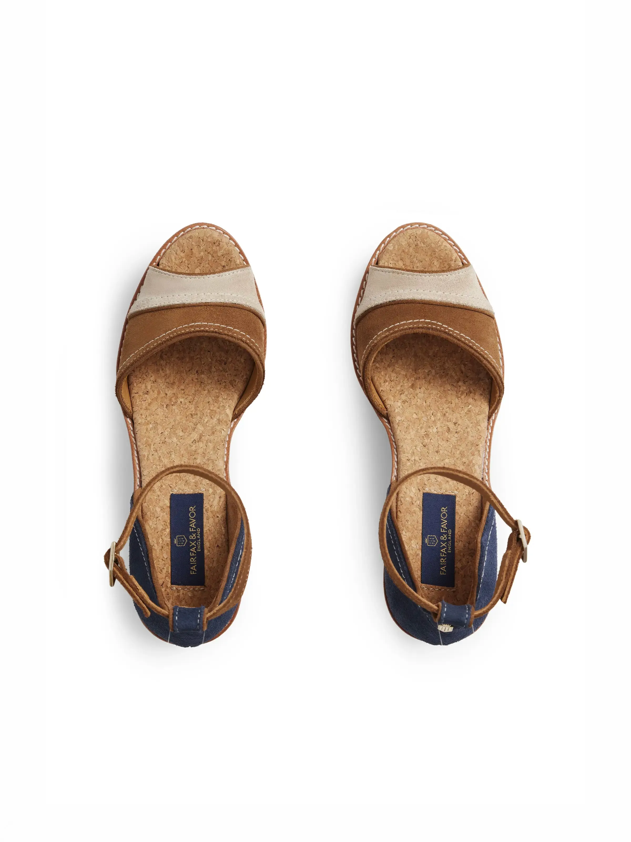 Santorini Mid Wedge - Tri-Colour