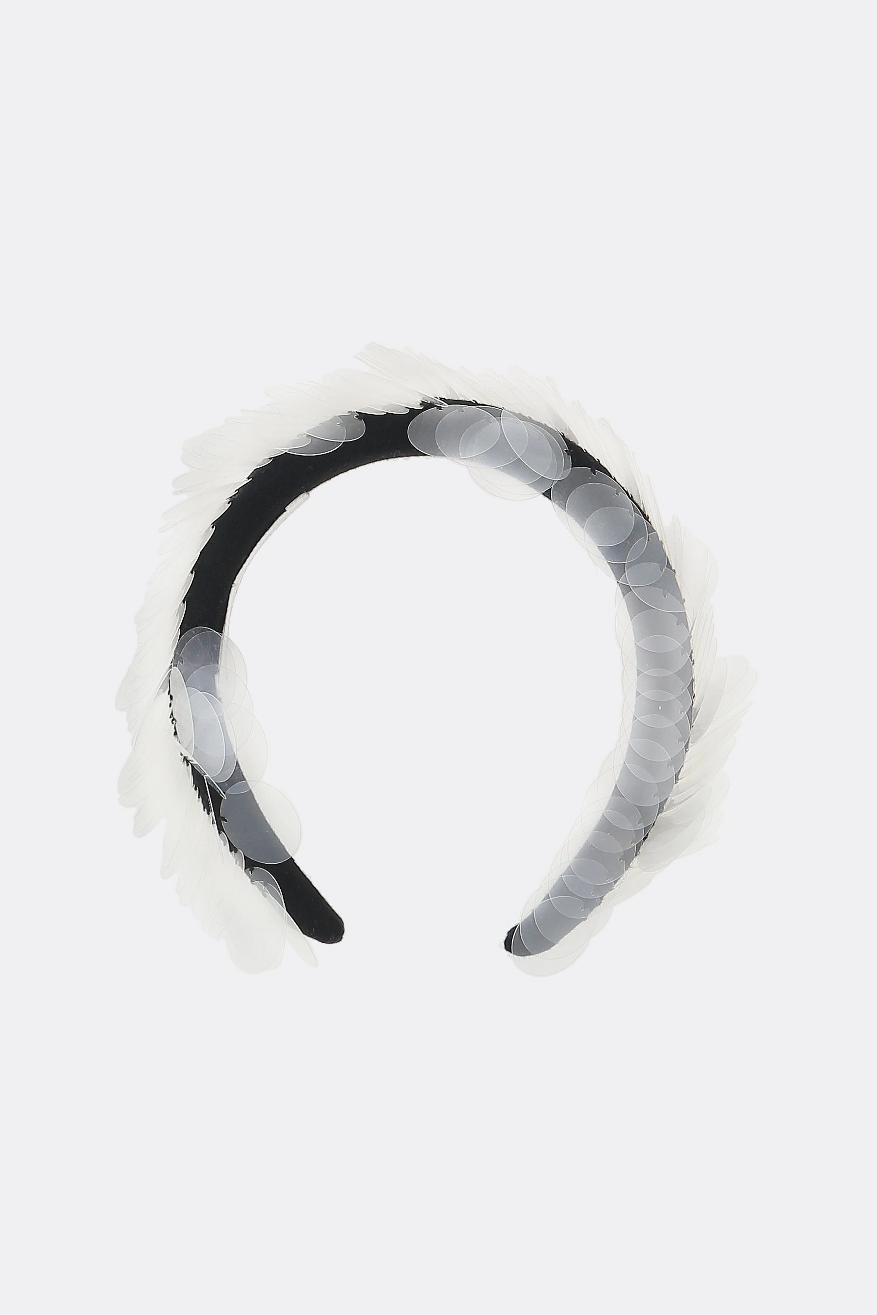 Sfocatura headband in velvet with sequins