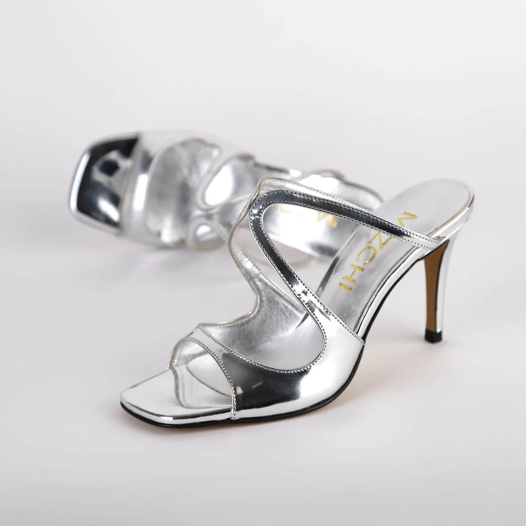 SHILLA - metalic slingback