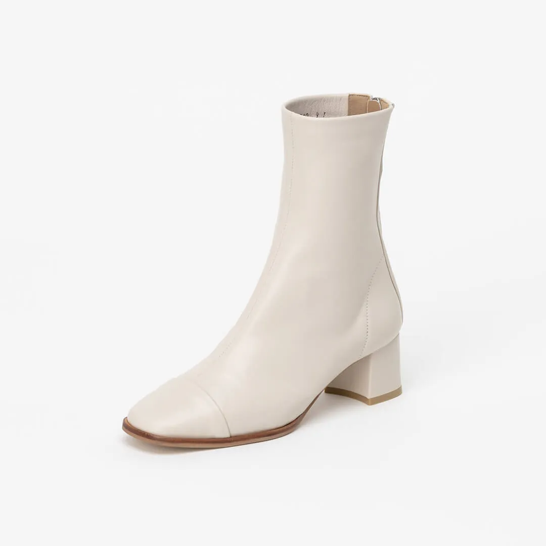 *UK size 1 - TEMOON - ivory, 5cm heels (worn in photo shoot)