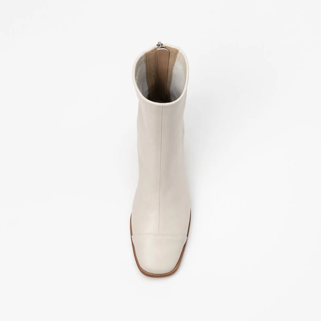 *UK size 1 - TEMOON - ivory, 5cm heels (worn in photo shoot)