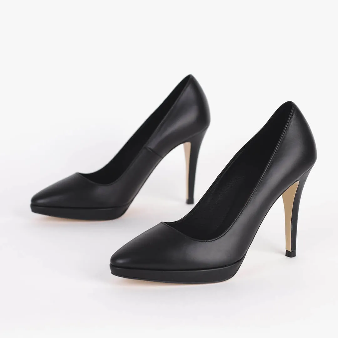 *UK size 13 - ELKO `24 - beige, 10/1cm heels