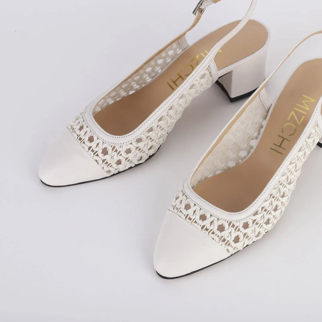 *UK size 13 - SHANGSTER - camel, 5cm heels