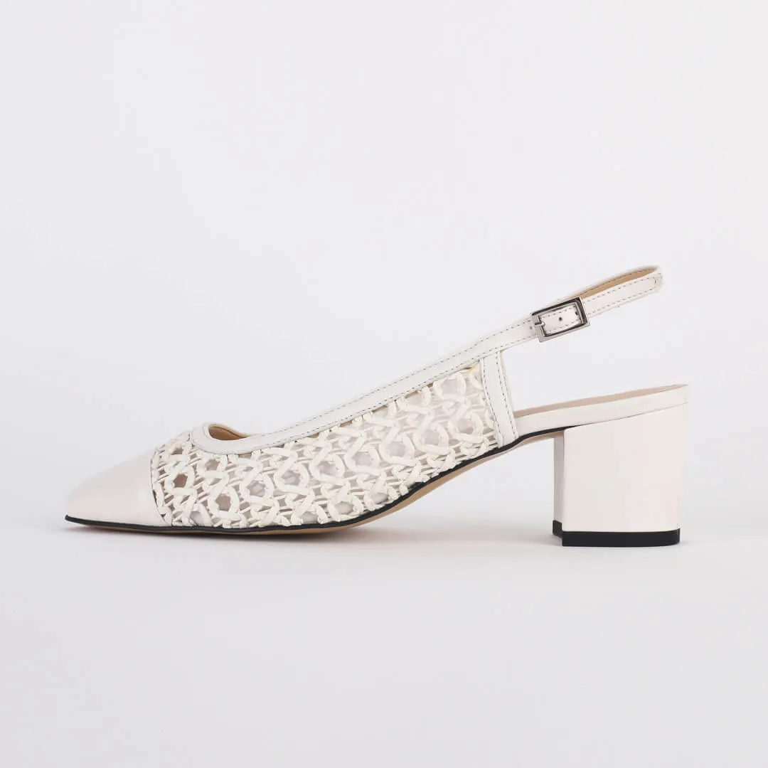 *UK size 13 - SHANGSTER - camel, 5cm heels
