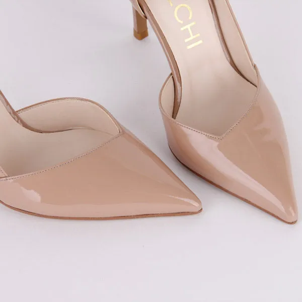 *UK size 2 - MAINZE - beige, 6cm heels