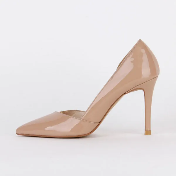 *UK size 2 - MAINZE - beige, 6cm heels