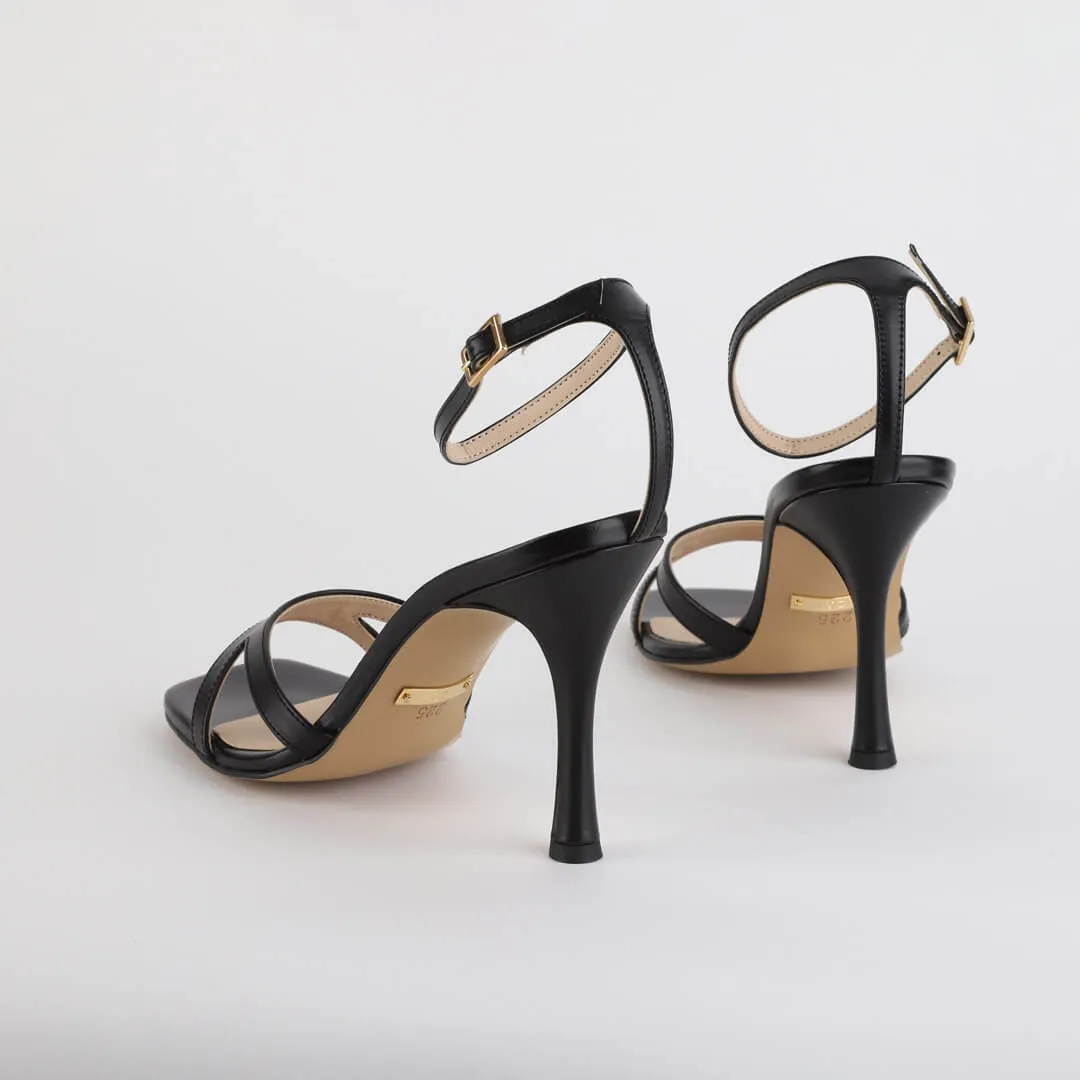 *UK size 2 - VEGAS - gold, 9cm heels