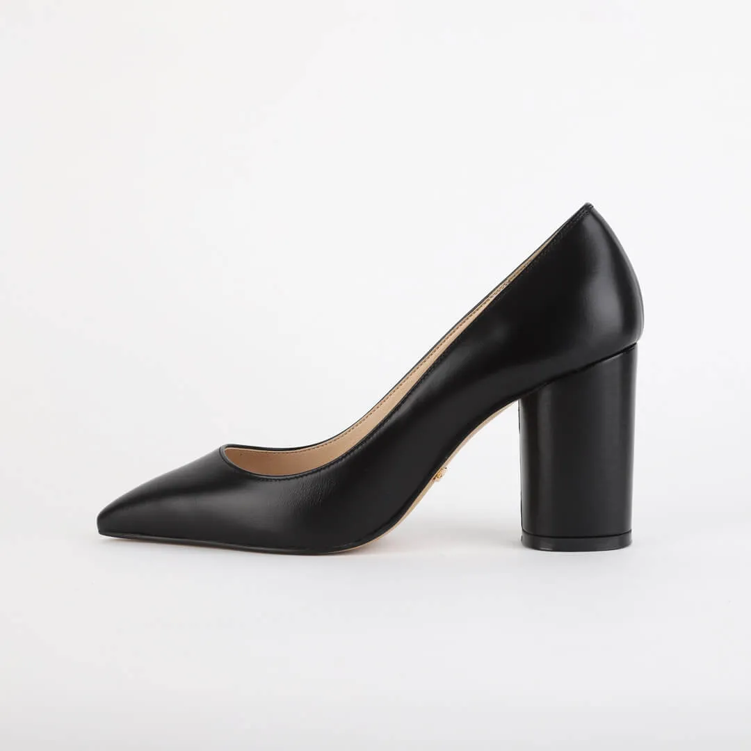 *UK size 2.5 - CHOICE - black, 7cm heels