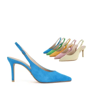 *UK size 2.5 - GOYA - pink, 8cm heels