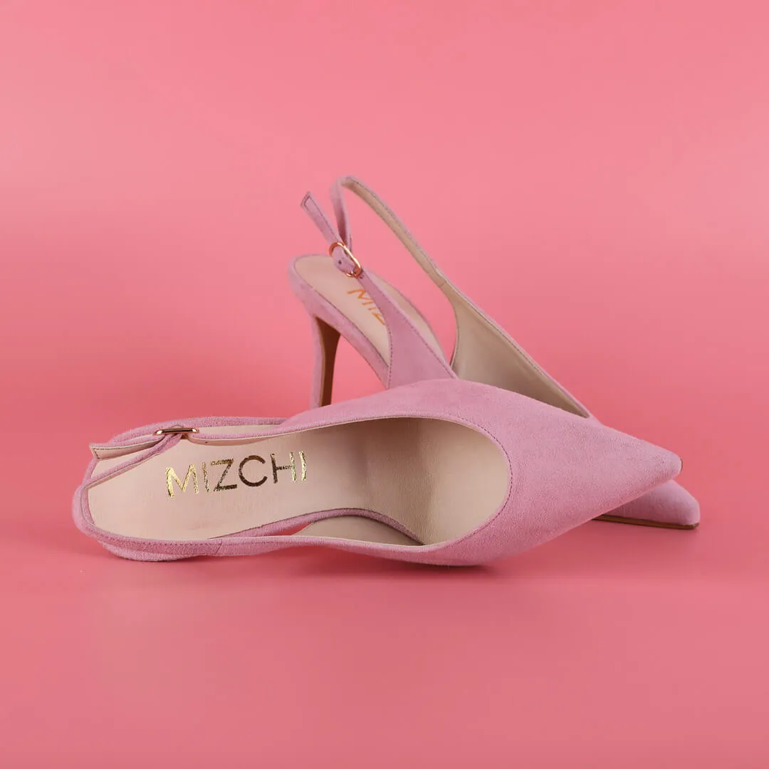 *UK size 2.5 - GOYA - pink, 8cm heels