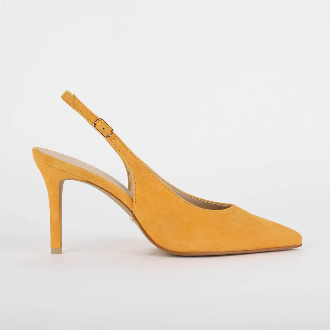 *UK size 2.5 - GOYA - pink, 8cm heels