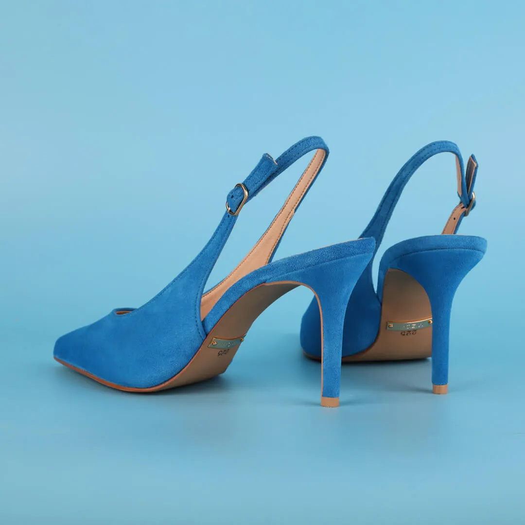 *UK size 2.5 - GOYA - pink, 8cm heels