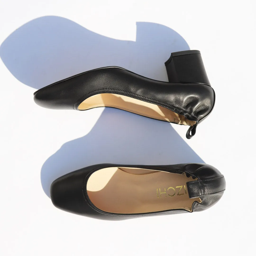 *UK size 2.5 - ISSLA - beige, 5cm heels