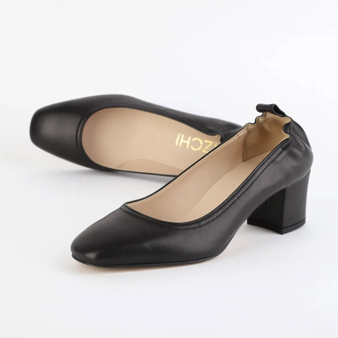 *UK size 2.5 - ISSLA - beige, 5cm heels
