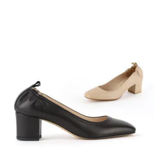 *UK size 2.5 - ISSLA - beige, 5cm heels