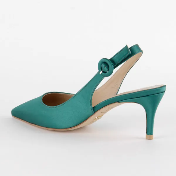 *UK size 3  - HENSON - navy, 6cm heels