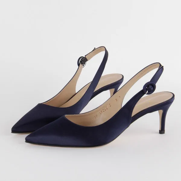 *UK size 3  - HENSON - navy, 6cm heels