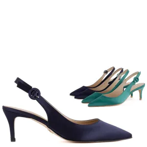 *UK size 3  - HENSON - navy, 6cm heels