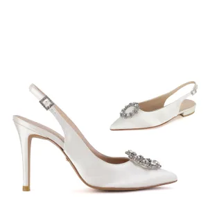 *UK size 3 - LOVE DUO - ivory, 8cm heels
