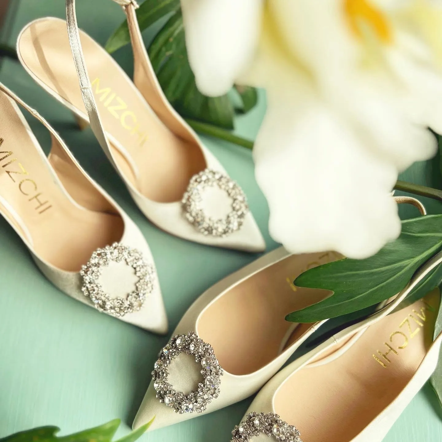 *UK size 3 - LOVE DUO - ivory, 8cm heels